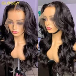 Glueless Body Wave 100% Human Hair Wig Pre Plucked Ready To Wear And Go For Women 13x6 Hd Natural Wave Lace Front Wigs On Sale