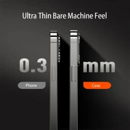 Luxury Ultra Thin Transparent Hard PC Case For iPhone 15 14 13 12 11 Pro Max 14 Plus Crystal Clear Slim Shockproof Bumper Cover