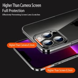 Luxury Ultra Thin Transparent Hard PC Case For iPhone 15 14 13 12 11 Pro Max 14 Plus Crystal Clear Slim Shockproof Bumper Cover