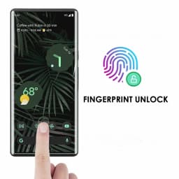 FOR Pixel 6 Pro Screen Protector UV Liquid Tempered Glass Full Adhesive for Google Pixel 7 Pro 5G Glass Film Fingerprint Unlock