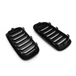 Artudatech Gloss Black Dual Front Kidney Grille Fit for BMW X5M F85 X6M F86 X5 F15 X6 F16 13-18