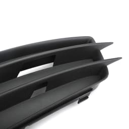 Artudatech 2PCS Front Bumper Black Fog Light Grille Cover For Audi A4 S-LINE S4 2008-12