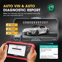 LAUNCH CRP129X Diagnostic Tools OBD2 Scan Tools Automotive OBDII Scanner Four Systems Diagnosis obd2 Code Reader