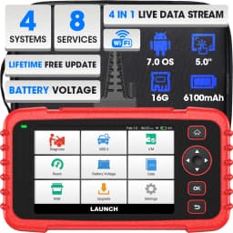 LAUNCH CRP129X Diagnostic Tools OBD2 Scan Tools Automotive OBDII Scanner Four Systems Diagnosis obd2 Code Reader