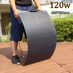 Photovoltaic Panel 150W 120W 100W 50W Flexible Solar Panel Aluminum Frame for Home Balcony Camper RV Car Boat Outdoor Travel