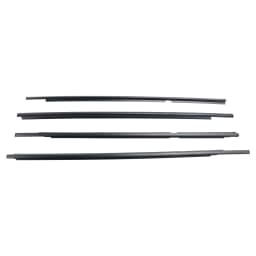 4pcs Outer Door Glass Weatherstrip Moulding for Toyota Yaris Vitz 2005-2010