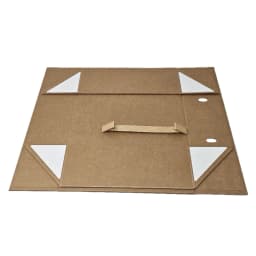 Wholesale Luxury Natural Kraft Folding Magnetic Presentation Gift Box With Carry Handle