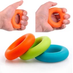 Hand Grip Power Exerciser Strength Trainer Gym Ring Finger Training 30/40/50LB