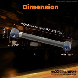 Adjustable Rear Lower Control Arms Kit for Jeep Grand Cherokee WJ 1999 2000 2001 2002