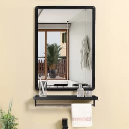 【Lifeideas】Nordic bathroom mirror, vanity mirror, makeup mirror, wall mounted mirror