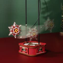 ROKR Gravity Swing Model Building Kit 3D Wooden Puzzle kit Santa on Sleigh kit Ocean Fisher kit Best Gifts for Adults T