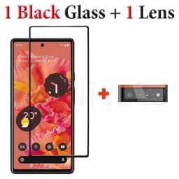1-3pcs For Google Pixel 6 Glass For Google Pixel 6 Screen Protector Phone Film Transparent Tempered Glass For Pixel 6 Lens Film