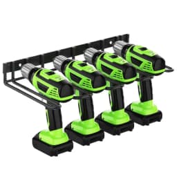 Drill Holder Wall Mount Cordless Drill Wall Mount Power Tool Organizer Utility Storage Rack Heavy Duty Thickened Battery Tool