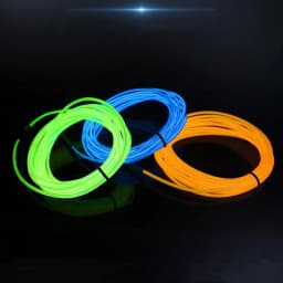 5/10M Flexible NeonEL Wire Rope Tube LED Strip Light Glow Waterproof Neon Lights 3V 5V 12V For Dancing Shoes Clothing Car