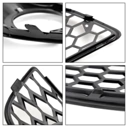 Artudatech Honeycomb Bumper Front Fog Light Grill Grille Cover Fit for for Audi A3 8P 2009-2013