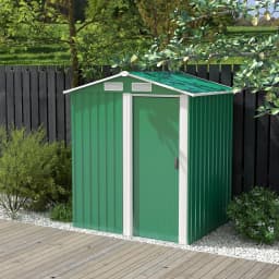 5ft X 4.3ft Outdoor Garden Storage Shed, Tool Storage Shed with Sliding Door