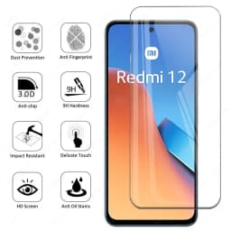 Tempered Glass for Xiaomi Redmi 12 12R 12C 12 5G 13C Full Coverage Protective Glass Screen Protector for Xiaomi Redmi 12 Glass