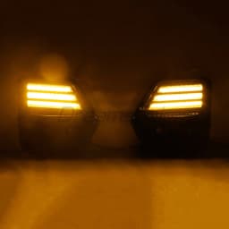 Pair LED DRL for Chevy Chevrolet Colorado 2023 2024 Daytime Running Light Fog Lamp with Dynamic Turn Signal Driving Front Bumper