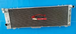 For Jeep Cherokee XJ 4.0L Right Hand Drive Aluminum Radiator+fan 1994-2001 95 96 97 98 99 00 01 1995 1996 1997 1998 1999 2000