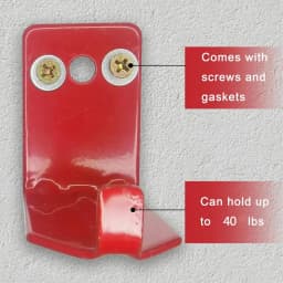 Fire Extinguisher Bracket 4X Fire Extinguisher Hooks Metal Fire Extinguisher Holder With Screws For Home Car RV Truck