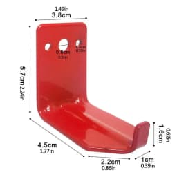 Fire Extinguisher Bracket 4X Fire Extinguisher Hooks Metal Fire Extinguisher Holder With Screws For Home Car RV Truck