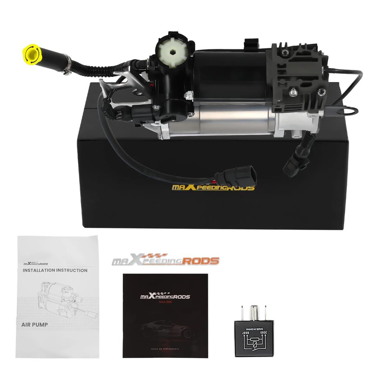 Air Airmatic Suspension Compressor + Bracket For Audi Q7 4L 2006-2015 4L0698007C