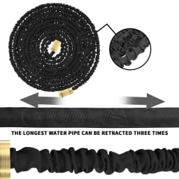 Garden Hose Pipe 75FT/100FT/150FT/200FT Expandable Garden Hosepipe Strongest Double Latex Inner Tube with 7 Function Spray Gun