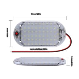 Car Ceiling Lights Super Bright Work Lights Led Dome Lamp Interior Roof Non-Glare Reading Lamp For Drivers Passengers