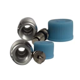 High Low Side Service Port With JRA Valve Core And Cap AC System Charging Port Caps For Car A/C Air Conditioning Pipeline