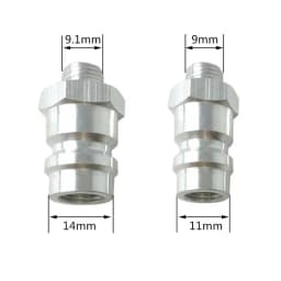 High Low Side Service Port With JRA Valve Core And Cap AC System Charging Port Caps For Car A/C Air Conditioning Pipeline