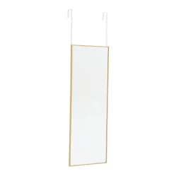 Voltsify Metal Frame Over the Door Full Length Mirror, 28cm W X 78cm H