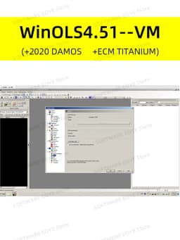 2022 Newest WinOLS 4.51 Auto ECU Chip Tuning Software +2020 Damos +ECM TITANIUM With Plugins More Functions