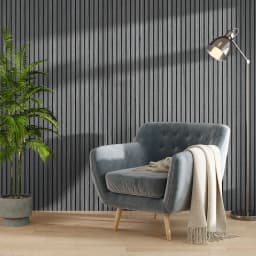 Modern Minimalism Wood Grain Wall Panel for Living Room Bedroom Office