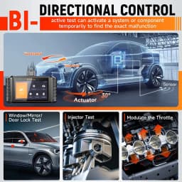 New FOXWELL NT710 for Porsche Bidirectional OBD2 Scanner Car Diagnostic Tool ECU Coding All System A/F Adjust IMMO 30+ Reset 