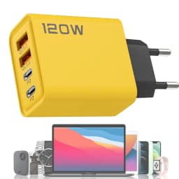 120W Ultra Fast Charger 4Port USB C PD Quick Charging USB 3.0 Type C EU US Plug Charger For Cell Phone Smartphone