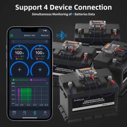QUICKLYNKS BM6 12V Car Battery Monitor Battery Health Monitoring Wireless Bluetooth 4.0 For Android IOS APP Battery Tester Tool