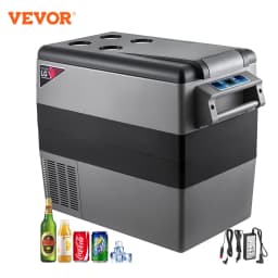 VEVOR Car Refrigerator 55L Compressor Portable Small Refrigerator Car Refrigerator Freezer Car Truck RV Yacht Cooler