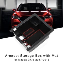 Armrest Storage Box for Mazda CX-5 CX5 2017 2018 2019 2020 2021 Interior Organizer Center Console Glove Tray