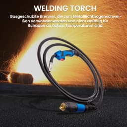MB15 -4 Meters MIG Torch for Welding and Welding Machine MIG/MAG Continuous Wire