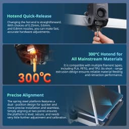 ANYCUBIC Kobra 3 Max V2 Combo 3D Printer Up to 600mm/s Maximum Print Speed Massive Build Volume 500*420*420mm Smart APP Control