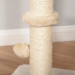 PawHut Cat Tree 100cm Kitten Climbing Tower Activity Center with Sisal Scratching Post Condo Perch Toy Cushion