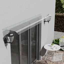 Garden Sanctuary Transparent Window Door Awning Canopy
