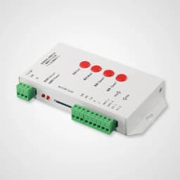 T1000S SD Card RGB LED Controller 2048Pixels For WS2801 WS2811 WS2812B LPD6803 2048 LED Strip Light DC5~24V