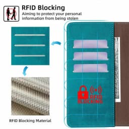 For Honor 200 5G Flip PU Leather Wallet Case RFID Blocking Multi-Card Holder Phone Cover for Honor 200 Lite 5G Phone Bag Funda