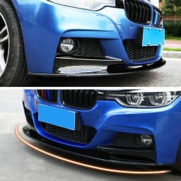 For BMW 3 Series F30 F35 2012-2018 Rhyming Front Bumper Lip Splitter Spoiler Diffuser Protector Guard Body Kit Car Accessories
