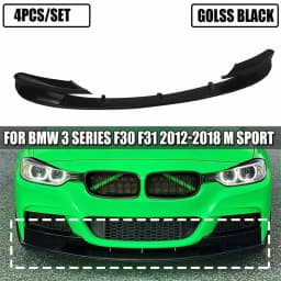 For BMW 3 Series F30 F35 2012-2018 Rhyming Front Bumper Lip Splitter Spoiler Diffuser Protector Guard Body Kit Car Accessories