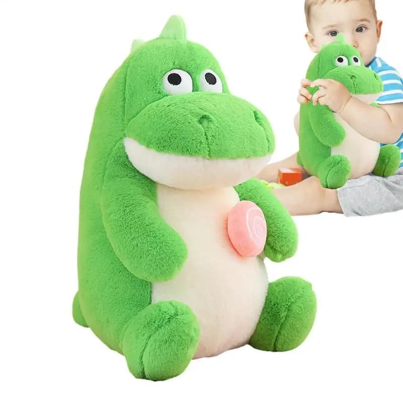 Dinosaur Valentines Plush Cute Stuffed Animal Cute Stuffed Dolls Holding Lollipop For Children Families Lover