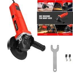 Heavy Duty 2000W Electric Angle Grinder ,115mm 4.5" 4-1/2" 12000 RPM,Red