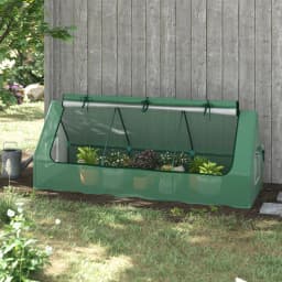 Small Polytunnel with Mesh Windows Portable Mini Green House