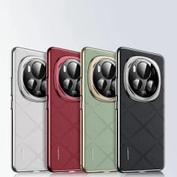 Luxury Plain Leather + Camera Lens Protection Case For Honor Magic 6 Pro Magic6 Magic 6 RSR X50 Hard Slim Good Texture Cover